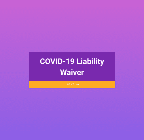 Form Templates: COVID 19 Liability Waiver