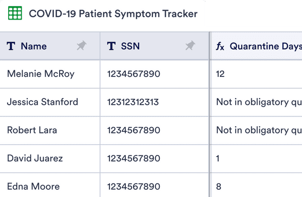 COVID-19 Patient Symptom Tracker