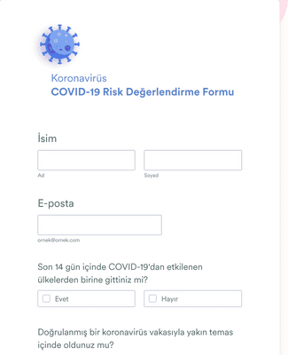 COVID-19 Risk Değerlendirmesi