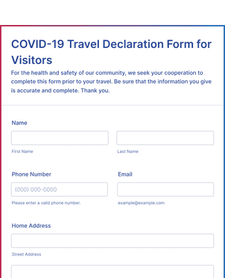 travel waiver form covid 19