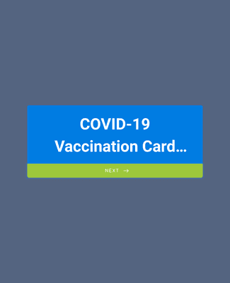 Form Templates: COVID 19 Vaccination Card Upload Form