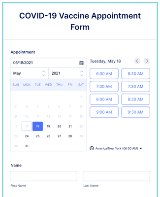COVID-19 RT-PCR Request Form Template | JotForm