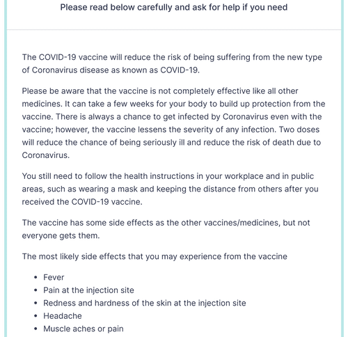 COVID-19 Vaccine Consent Form Template | Jotform