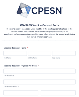 Moderna COVID-19 Vaccine Consent Form - CPESN