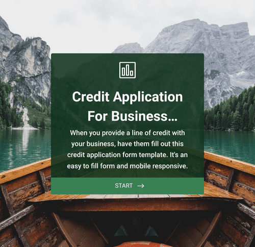 Form Templates: Small Business Credit Application Form
