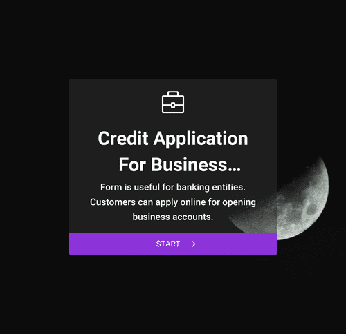 Form Templates: Credit Application For Business Account Form