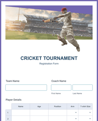 Free and customizable cricket templates