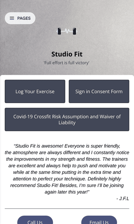 Crossfit Fitness App