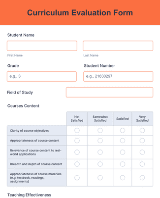 Library Director Evaluation Form Template Jotform   Curriculum Evaluation Form 2d334ea87f84cfe952c78150113e6933 Classic 