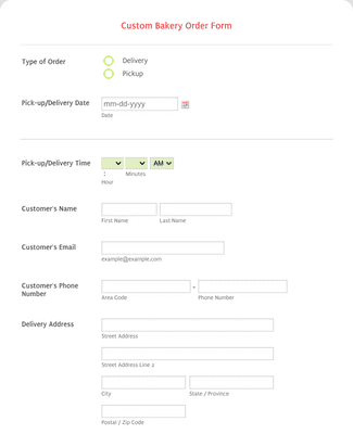 Shadow Box Order Form Grill Box Order Form Template | Jotform