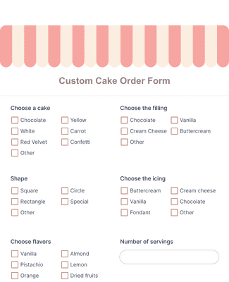 60 Bakery Order Forms Jotform