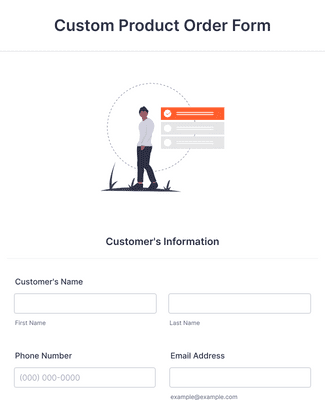 Custom Color Match Make-up Set Order Form Template | Jotform