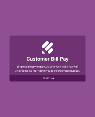 Form Templates: Customer Bill Pay