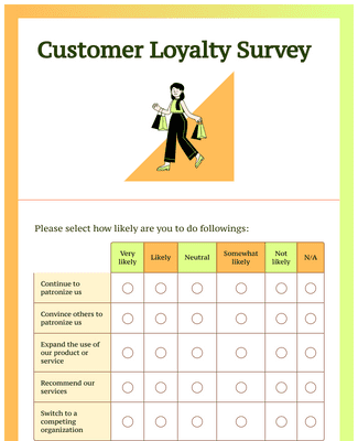 Template customer-loyalty-survey