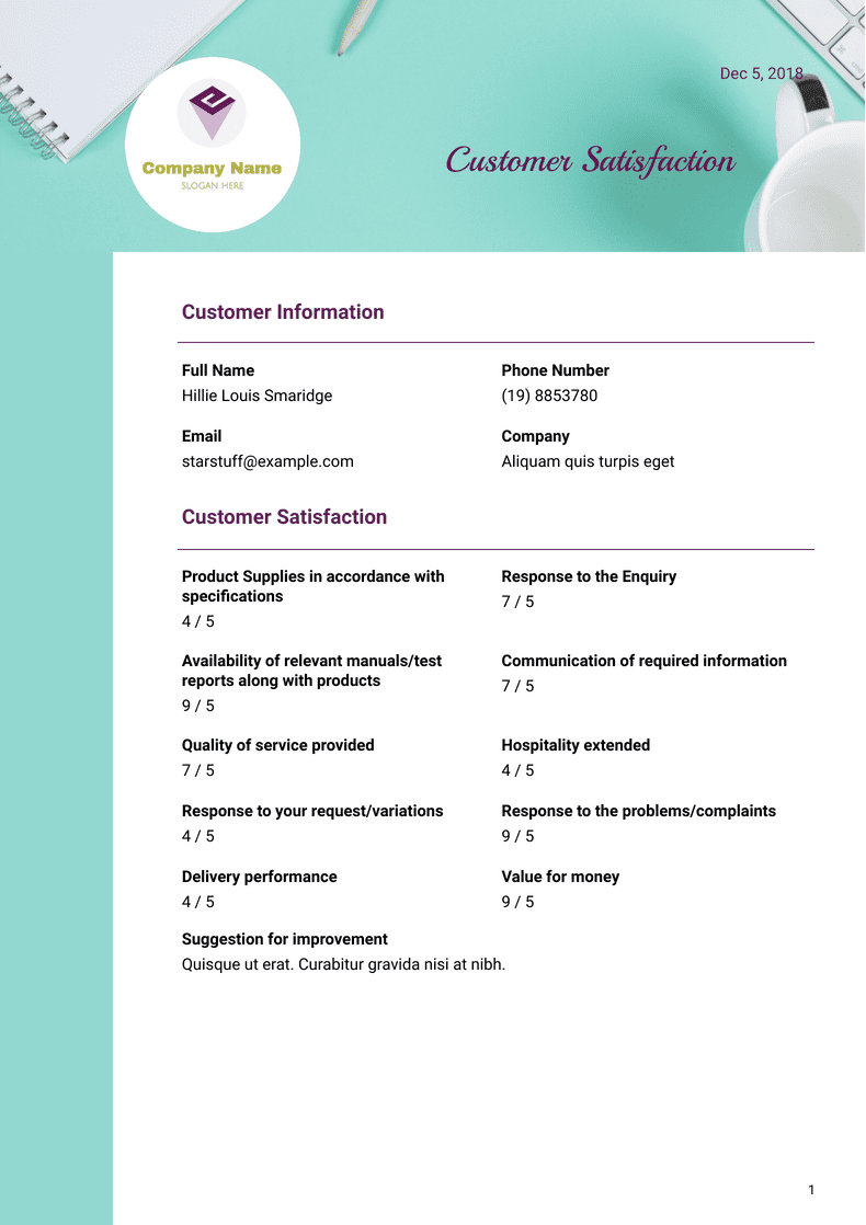SPA Evaluation Template PDF Templates Jotform