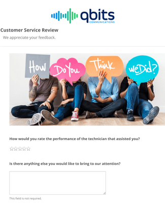 Form Templates: Customer Service Review