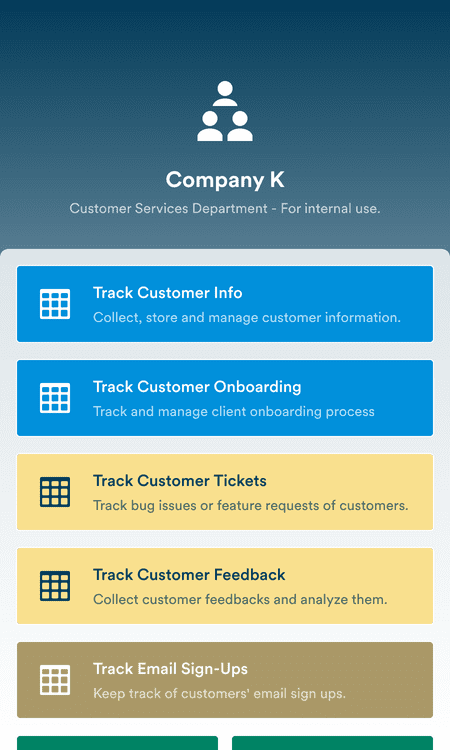 Customer Tracking App