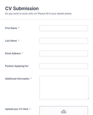 Quick and Easy Job Application Form Template | Jotform