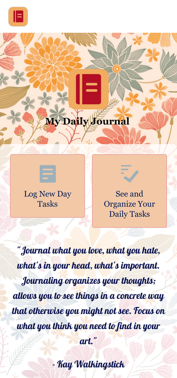 Daily Journal App