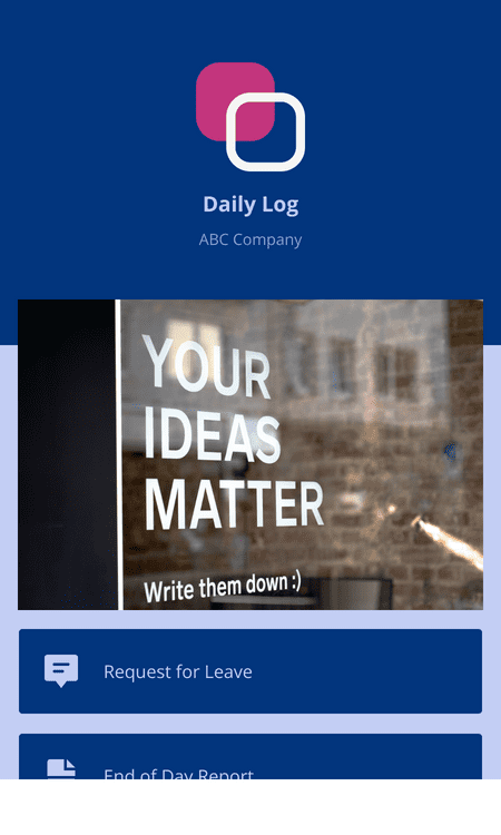 Daily Log App