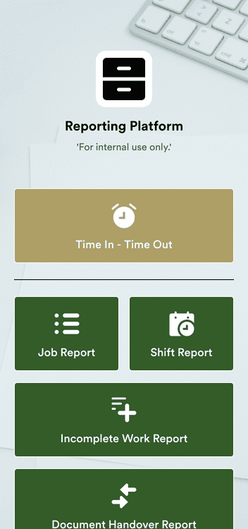 Daily Report App