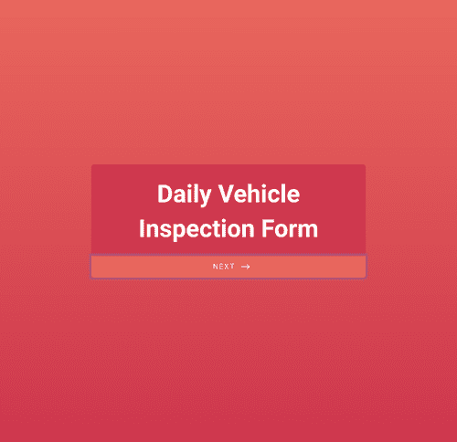 Form Templates: Daily Vehicle Inspection Form