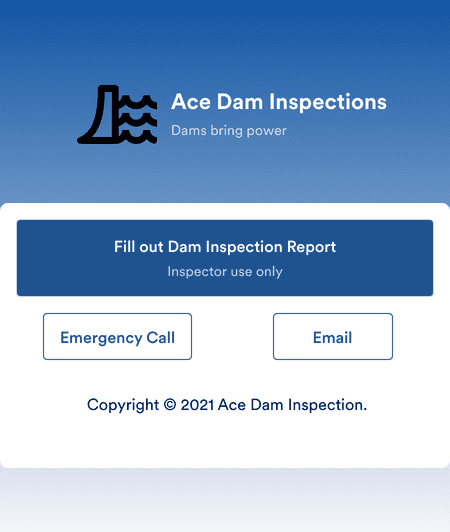 Dam Inspection App