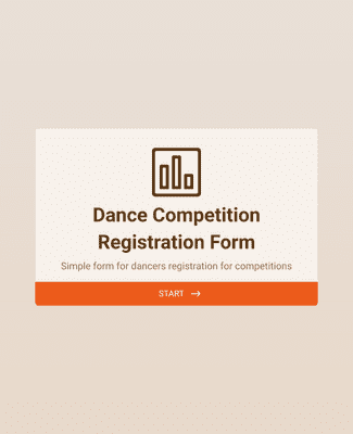 Form Templates: Dance Competition Registration Form