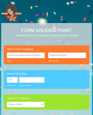 Form Templates: Dapatkan Point