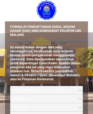 Data Pribadi Siswa SMK Muhammadiyah 1 Surabaya