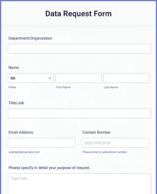 IT Service Request Form-2 Form Template | Jotform