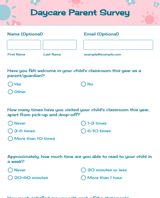 Parenting Survey Form Template Jotform