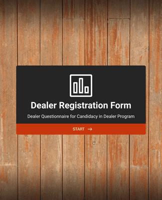 Form Templates: Dealer Registration Form