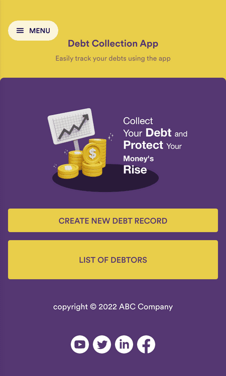 Debt Collection App