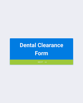 Form Templates: Dental Clearance Form