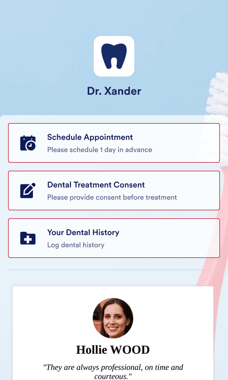 Template-dentist-app