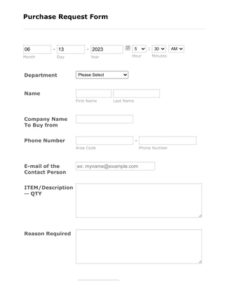 Sample Request for Prospect Client Form Template | Jotform