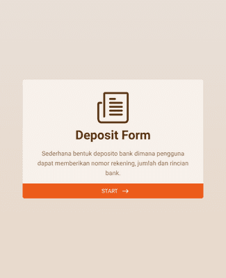 Bank Deposit Form