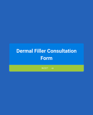 Form Templates: Dermal Filler Consultation Form