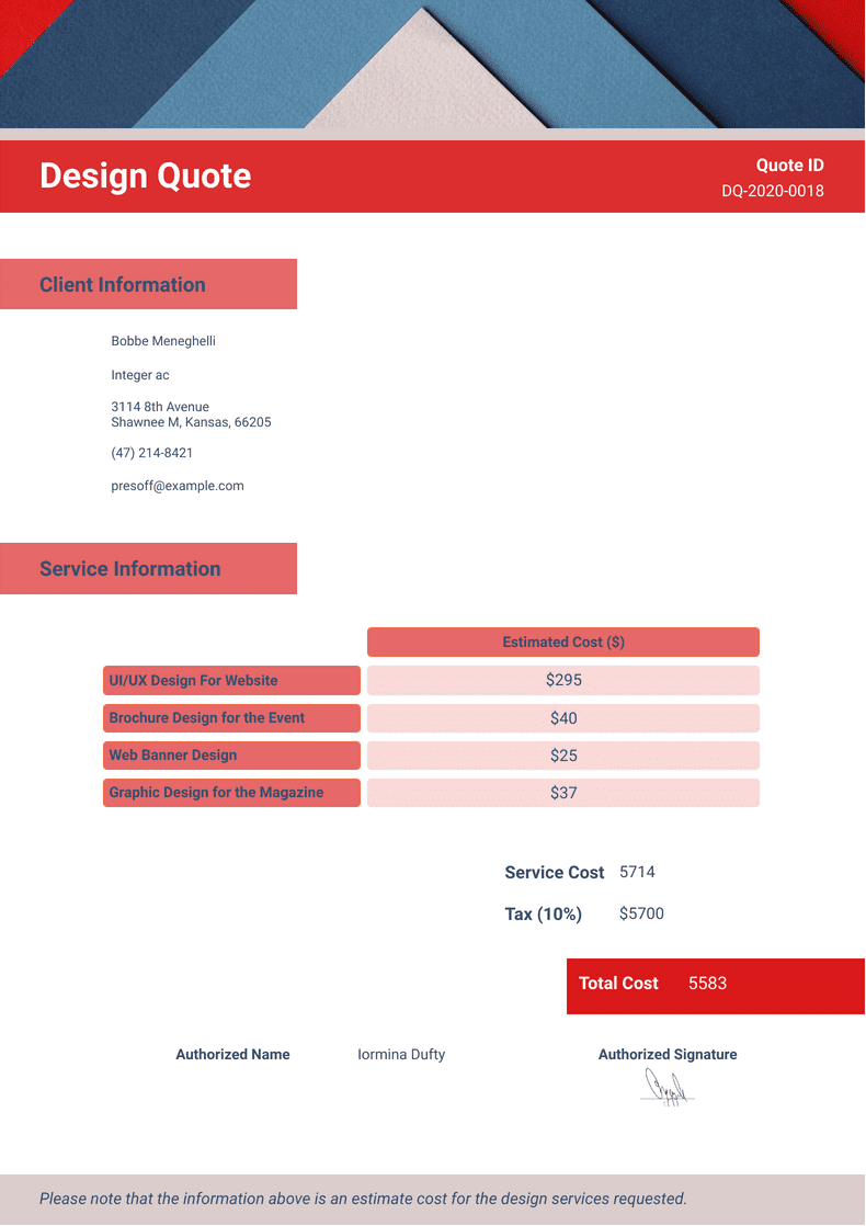 Design Quote Example Quote Design Examples