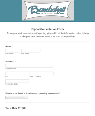 Digital Consultation Form Template | Jotform