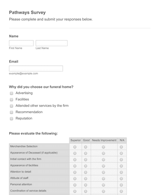 Digital Pathways Survey Form Template | Jotform