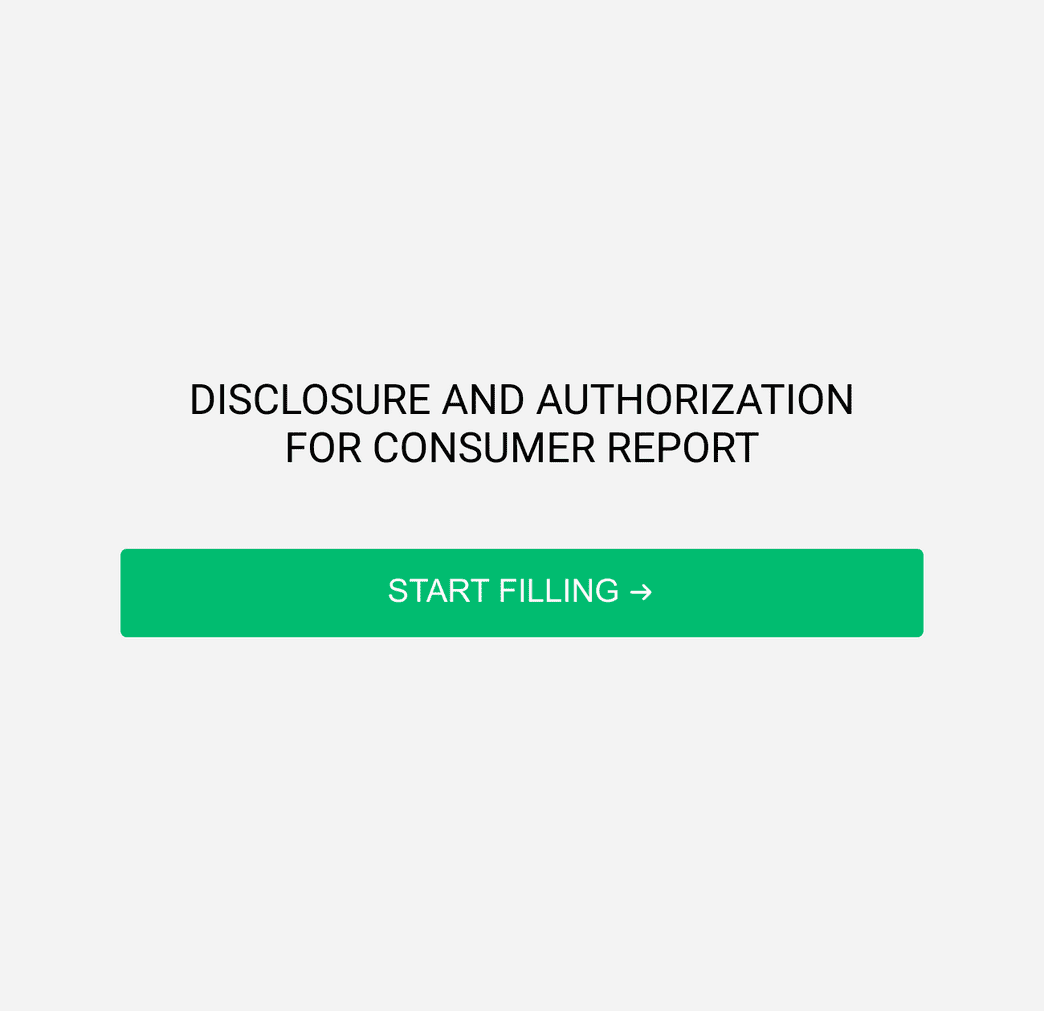 DISCLOSURE AND AUTHORIZATION FOR CONSUMER REPORT Form Template Jotform