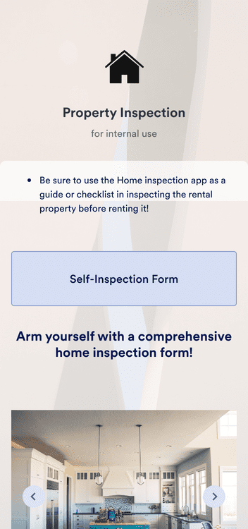 DIY Home Inspection App