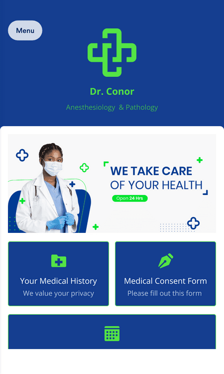 Template doctor-appointment-app