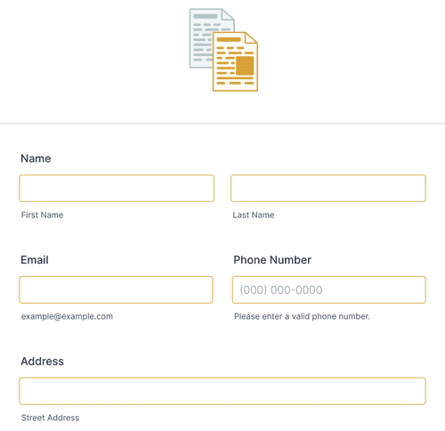 Form Templates: Document Delivery Form