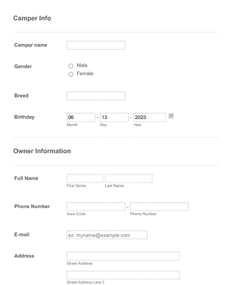 Pet Registration Form 2023 Printable Forms Free Online Pet Registration Form 2023 Printable Forms Free Online