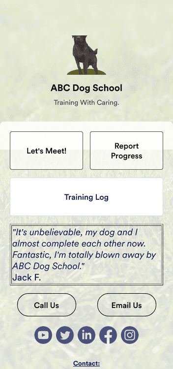 Dog Training Log App Template Jotform