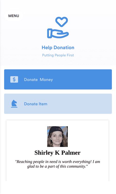 Template-donation-app