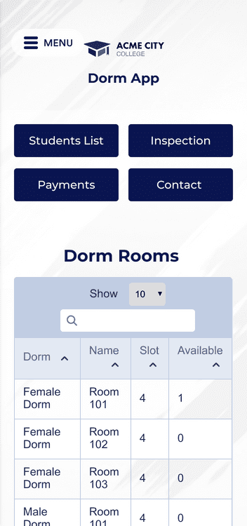 Dorm App